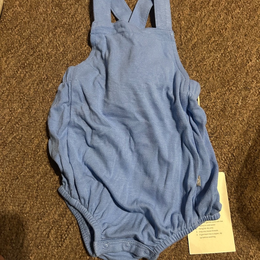 Kyte BABY Periwinkle Jersey Bubble Overall